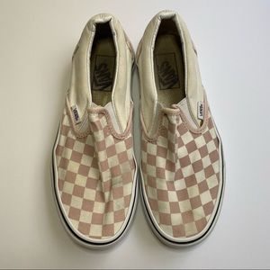 Pink Checkered Vans